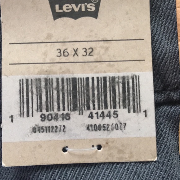NWT Mens Gray Levi’s 511 Slim Stretch Jeans W36 L32 - Picture 7 of 8